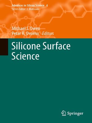 cover image of Silicone Surface Science